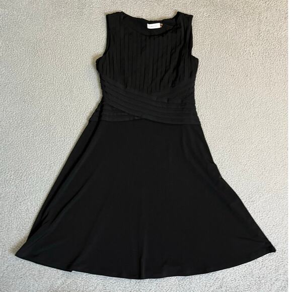 Calvin Klein Dresses & Skirts - Calvin Klein Mini Dress 8 Medium Fit Flare Sleeveless Career Classic Modern Chic